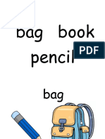 Book, Beg, Pencil, Rubber