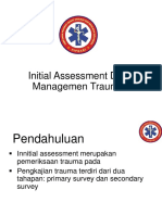 Innitial Assessment & Trauma Manajemen