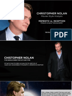 Christopher Nolan Memento/Inception Analysis