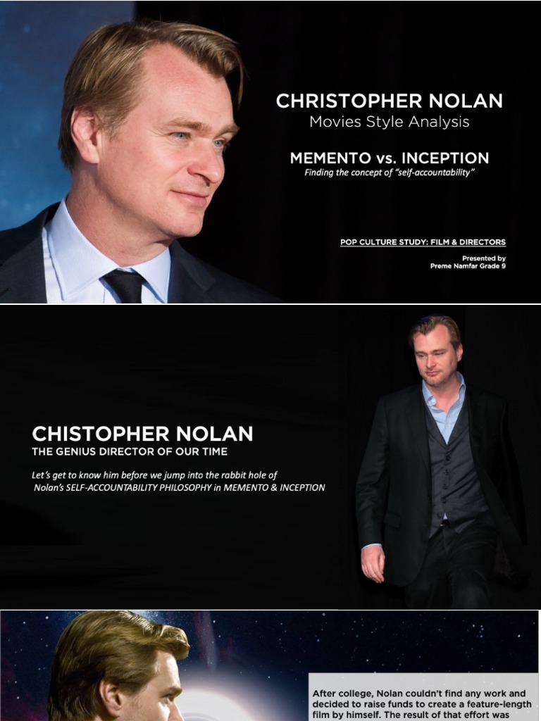 Christopher Nolan Memento/Inception Analysis | PDF