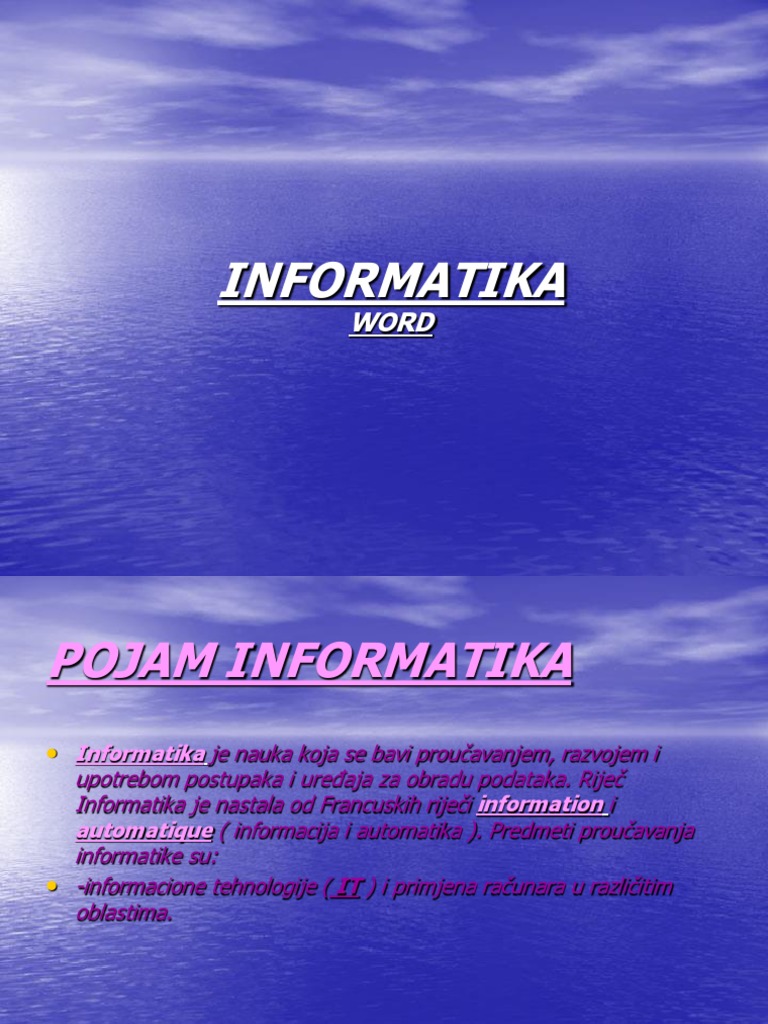 INFORMATIKA | PDF