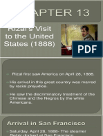 Rizal's Visit To United States