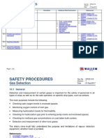 Safety Procedures 10 - Gas Detection