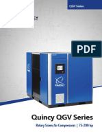 Quincy QGV Series: Rotary Screw Air Compressors - 75-200 HP