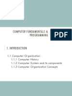 Computer Fundamentals & Programming: COMSCI 1200