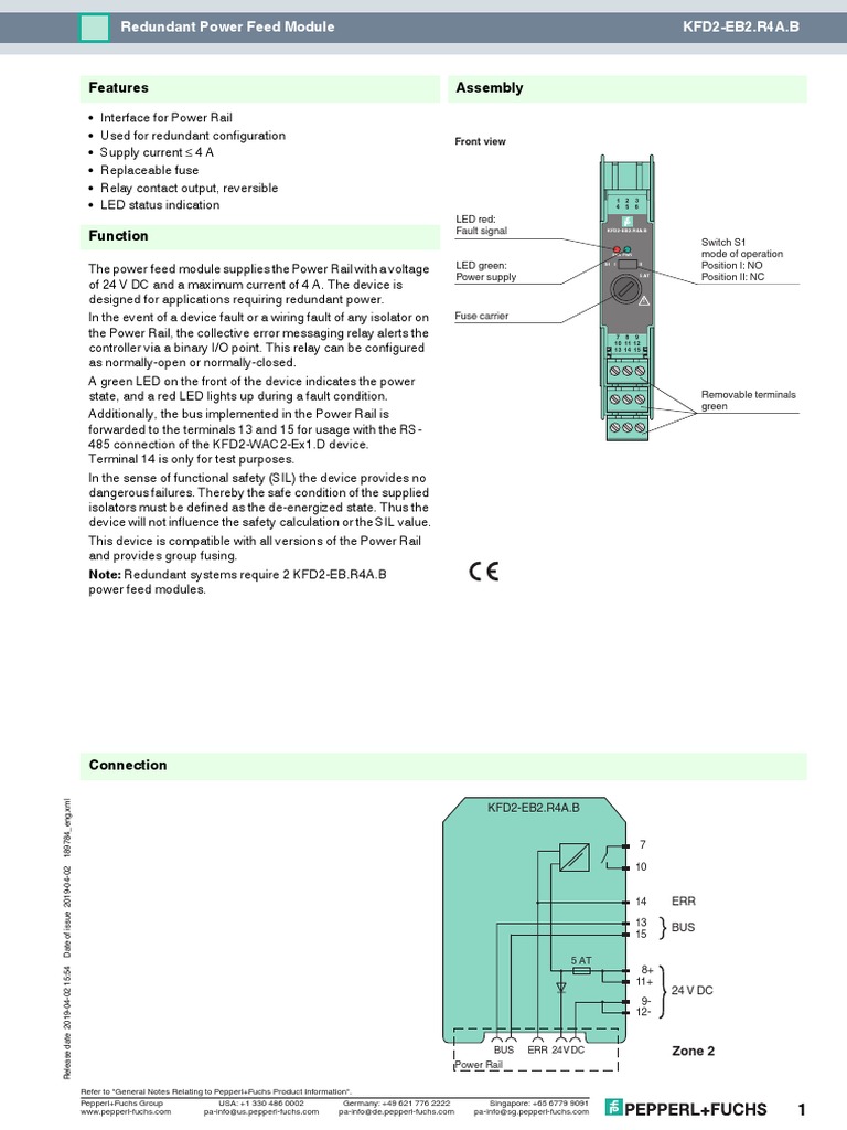 Assembly Features: Front View | PDF | Relay | Fuse (Electrical)