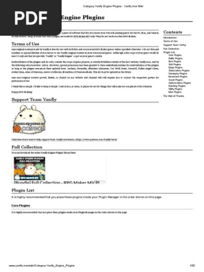 Category Yanfly Engine Plugins Yanfly Moe Wiki Software Computing