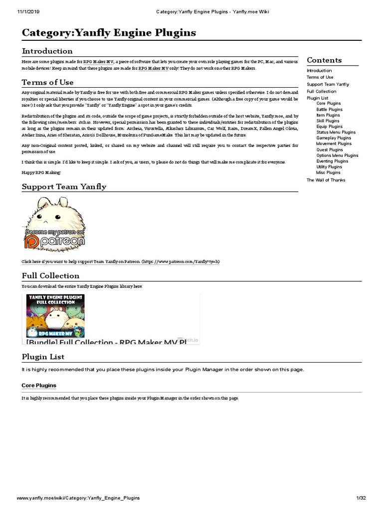 Category Yanfly Engine Plugins Yanfly Moe Wiki Software Computing