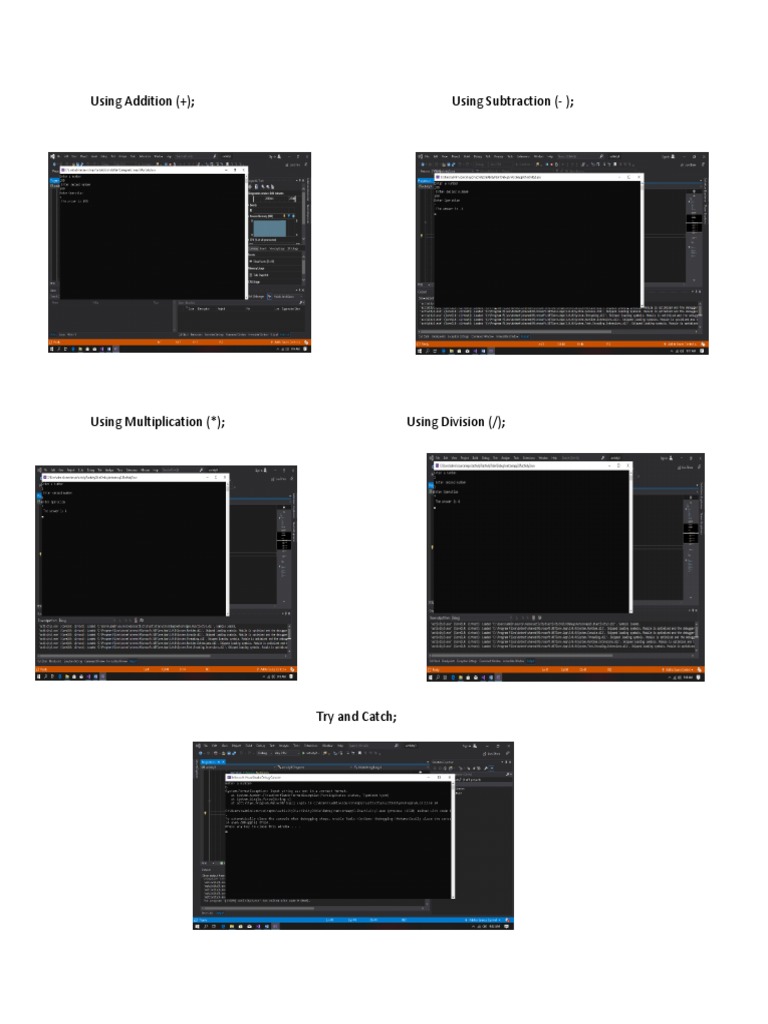 Basic Math Operations Guide | PDF