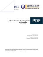 Actores Armados Ilegales y Sector Extractivo en Colombia