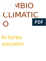 Cambio Climatico