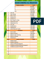 Daftar Harga Dan Tindakan2