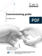 Tonsillectomy Commissioning Guide Published