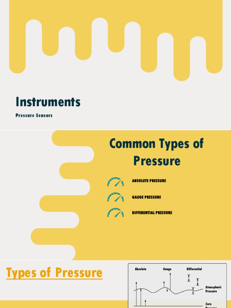 Types and Applications of Pressure Sensors | PDF | Pressure Measurement ...