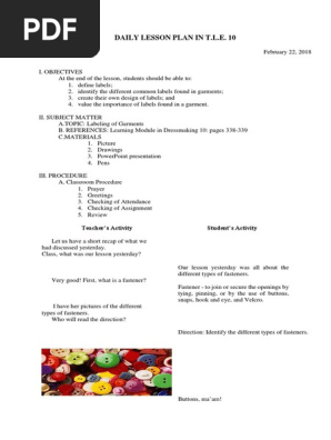 Daily Lesson Plan (Final)