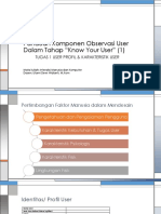 Panduan Komponen Observasi User Dalam Tahap "Know Your User"