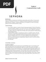 Sephora Communications Audit 1