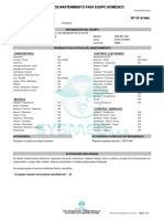 Reporte de Mantenimiento para Equipo Biomédico Reporte de Mantenimiento para Equipo Biomédico