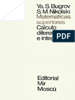 Cálculo Diferencial e Integral - Matemáticas Superiores - Ya. S. Bugrov S. M. Nikolski.pdf
