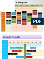 11 Schedule Template For Powerpoint