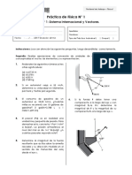 Práctica de Física #1: TEMA #1: Sistema Internacional y Vectores