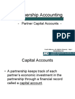 Partnership Accounting: - Partner Capital Accounts