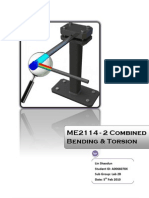 Combined Bending and Torsion Lab report