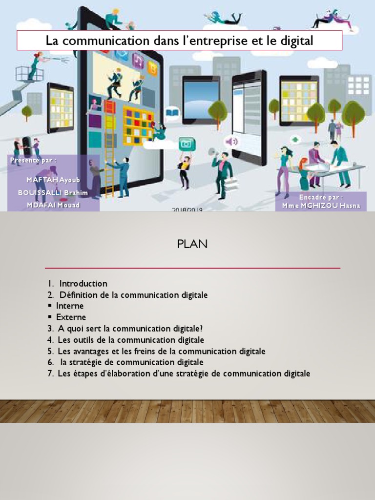 Communication Digitale Expose Promotion Marketing La Communication