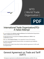 WTO (World Trade Organisation)