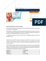 Foro Matemáticas Financieras