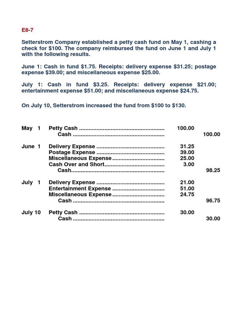 Exercises 2b Solutions | PDF | Deposit Account | Debits And Credits