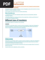 Interpreter: Roles of Translator Are