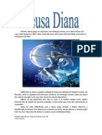 Deusa da lua e caça Diana na mitologia grega e romana