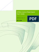 721 Nvidia Control Panel Quick Start Guide PDF