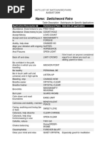 Universal Switchwords Guide | PDF | Cognition | Psychology