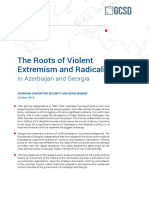 The Roots of Violent Extremism and Radicalization in azerbaijan