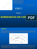 Sobreancho en Carreteras