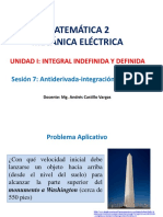 S7 Antiderivada - Integral Indefinida