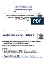 Curs 4 - Epidemiologie I