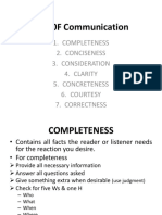 7 Cs 0F Communication