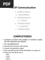 7 Cs 0F Communication