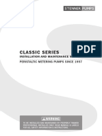 Classic Series: Installation and Maintenance Manual Peristaltic Metering Pumps Since 1957