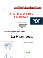 Tema 6. Secciones Conicas-Hibérbola