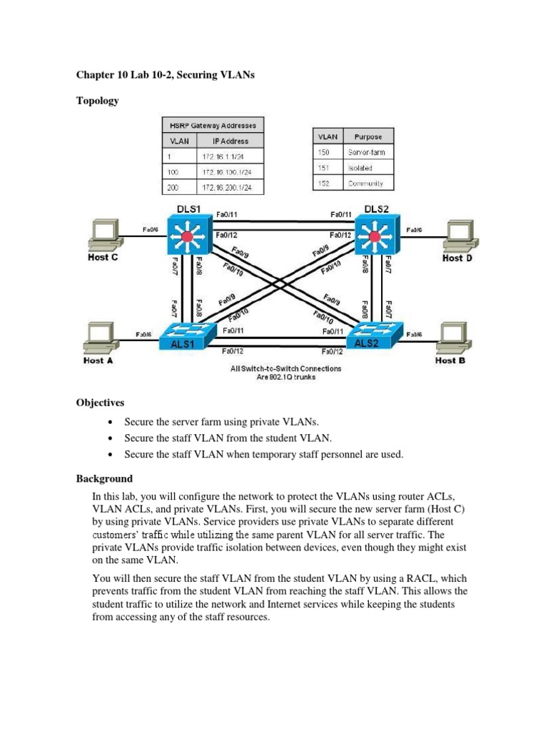 Lab PDF Network Switch Ip Address