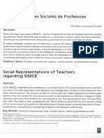 Representaciones Sociales de Proyectos Sobre SIMCE