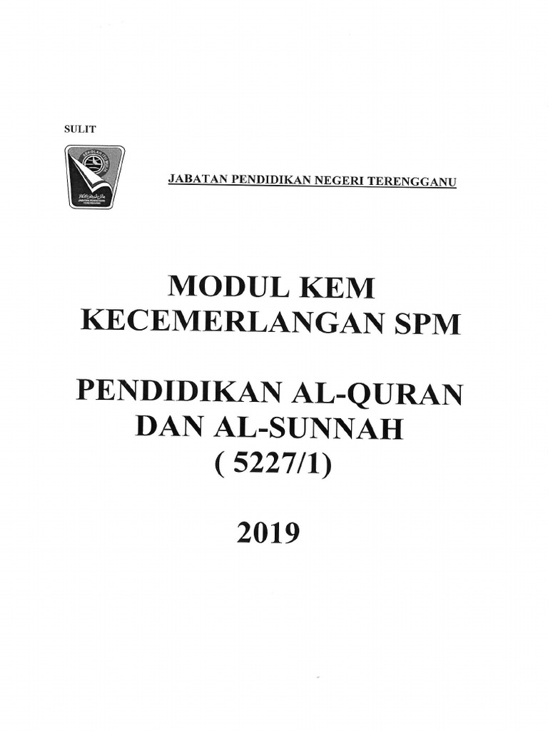 Kem Akademik Pqs Spm 2019 Pdf