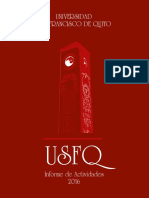 Informe Rendicion de Cuentas USFQ 2016