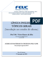 Língua Inglesa - Tópicos Gerais - APOSTILA 2019 (1)