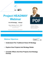 Project HEADWAY Webinar: It's All Strategy Always