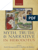 Myth Truth and Narrative in Herodotus Hi PDF